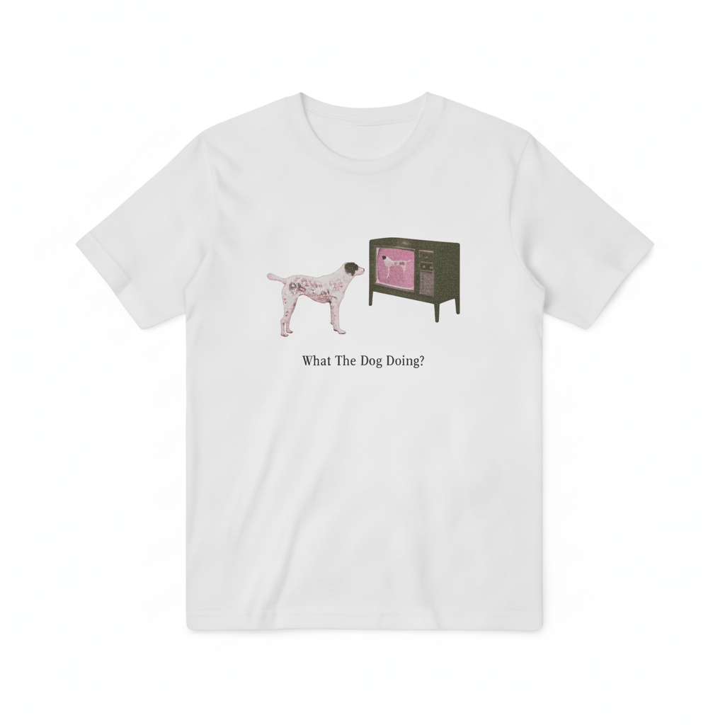 What The Dog Doing Funny Vintage Dog Meme T Shirt T3054