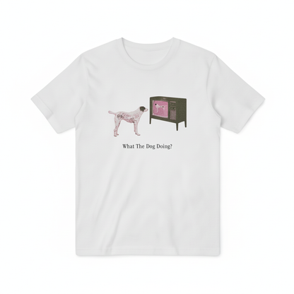 What The Dog Doing Funny Vintage Dog Meme T Shirt T3054