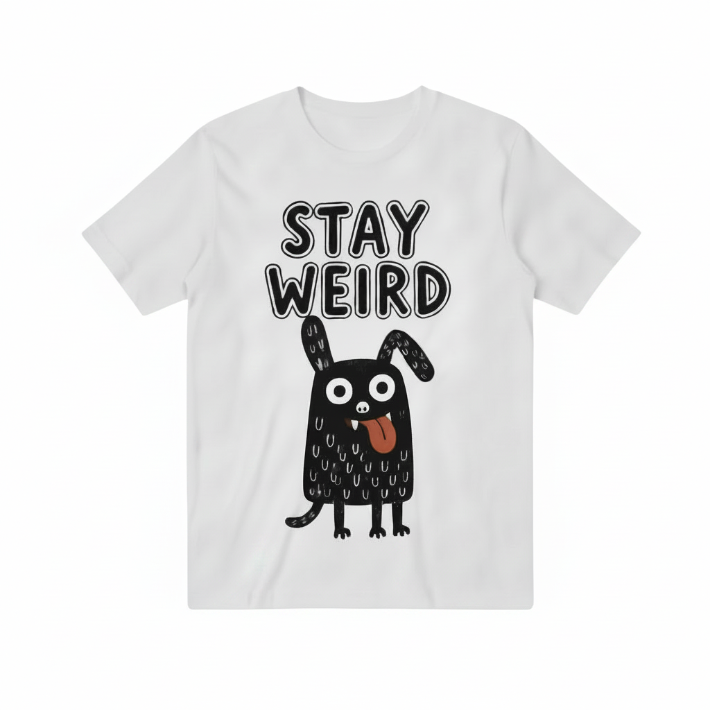 Stay Weird Monster Dog Tee T71113