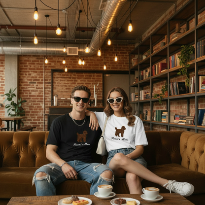 Industrial café lounging on sofa