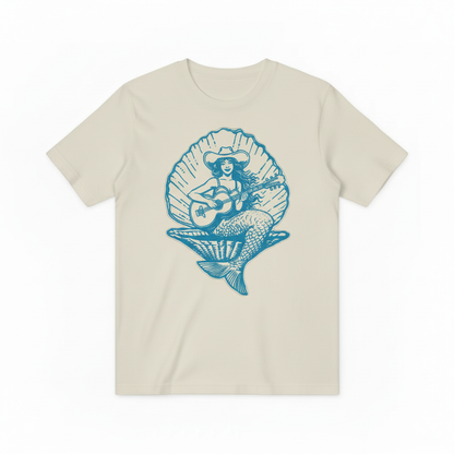 Mermaid Guitarist Design - Beige