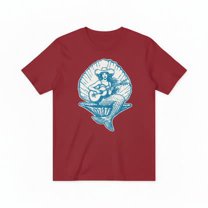 Mermaid Guitarist Design - Red