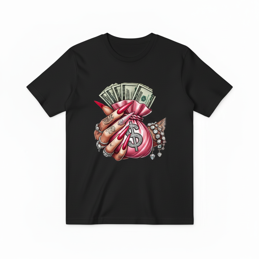 Money Bag Design - Black