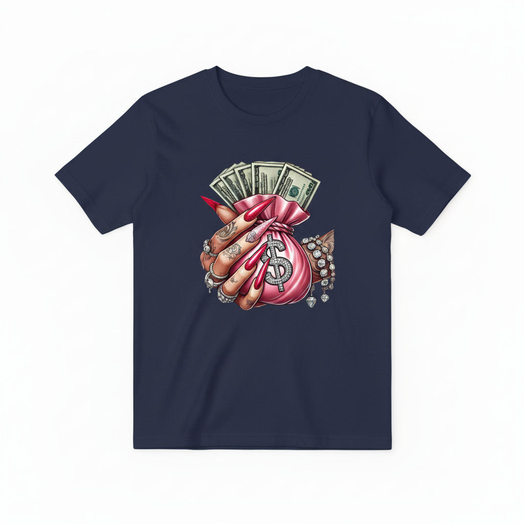 Money Bag Design - Navy Blue