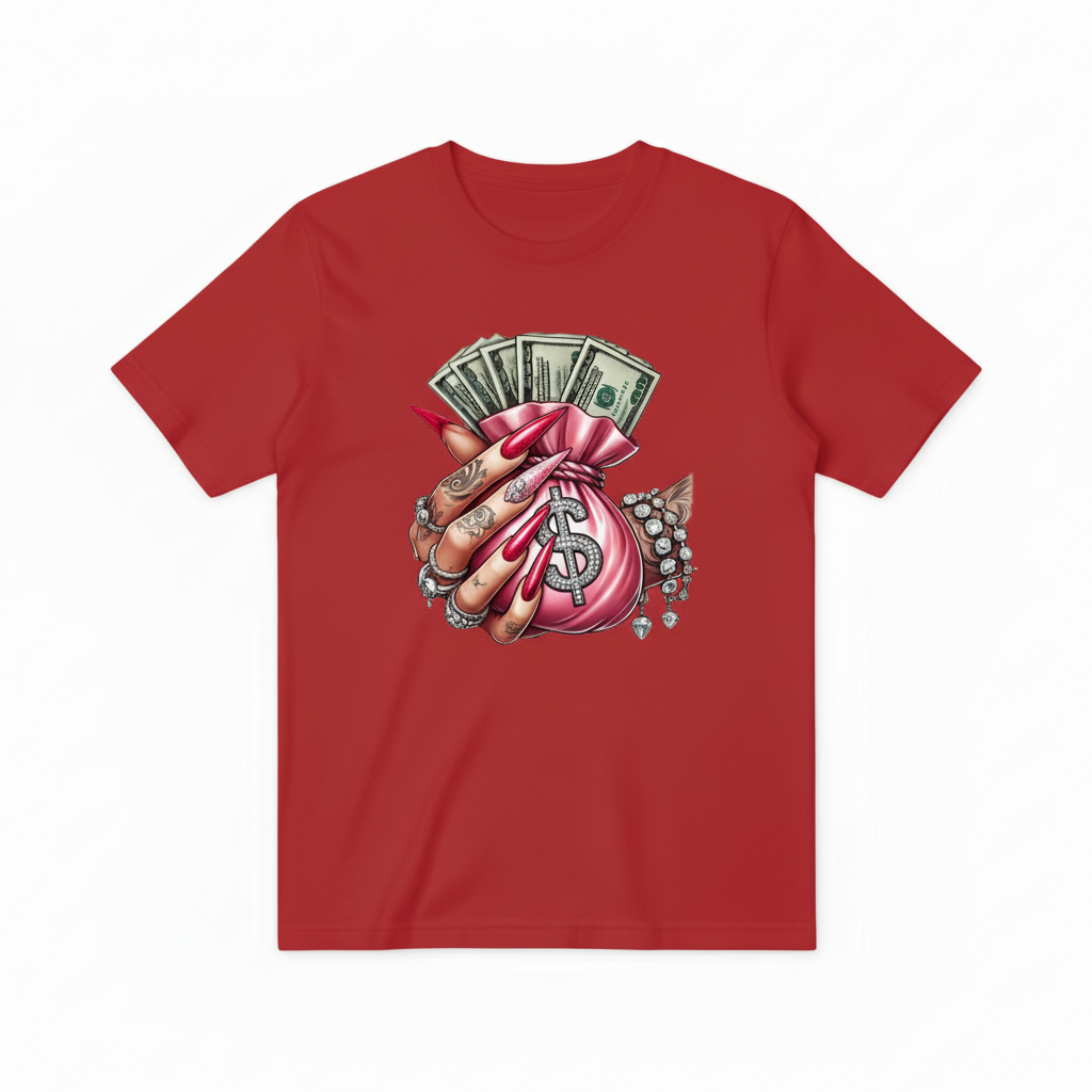 Money Bag Design - Red