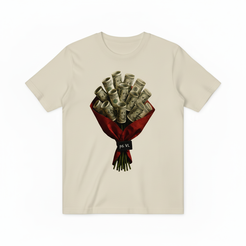 Money Bouquet Design - Beige Clean