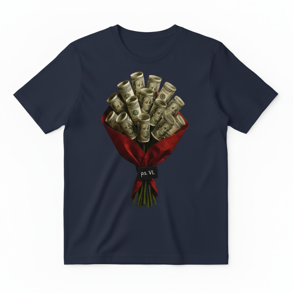 Money Bouquet Design - Navy Blue