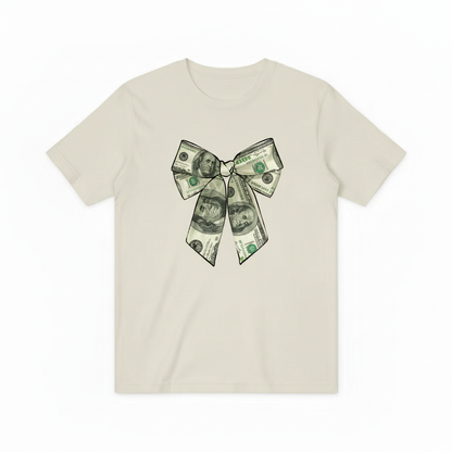 Money Bow Design - Beige
