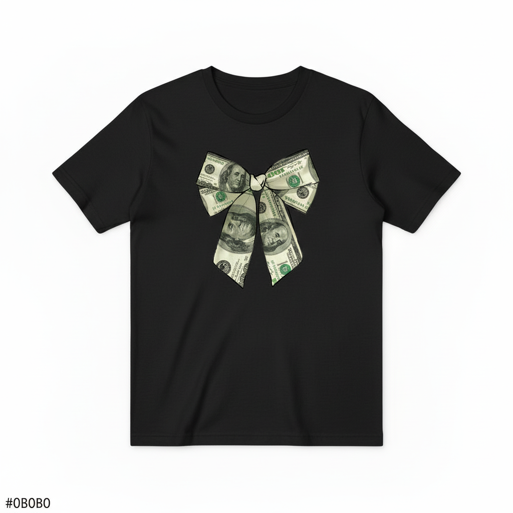 Money Bow Design - Black