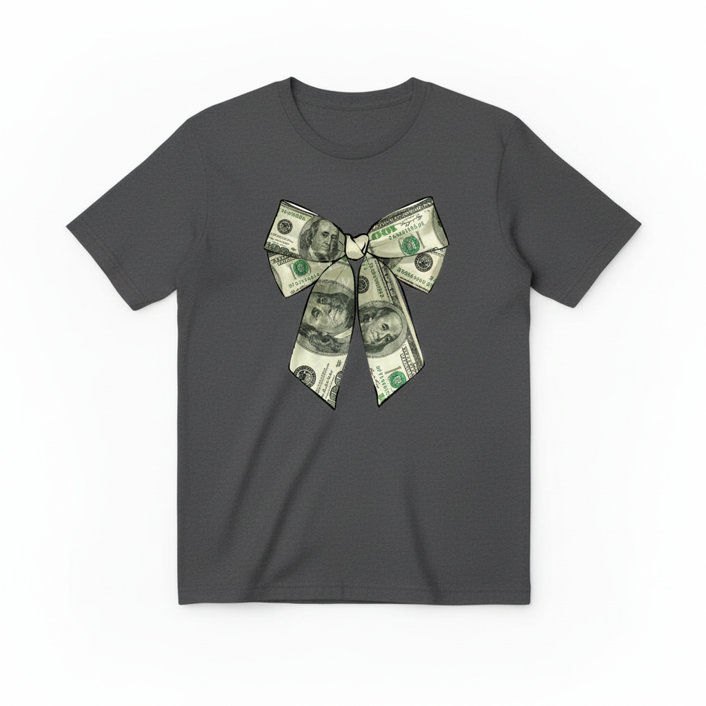 Money Bow Design - Dark Gray