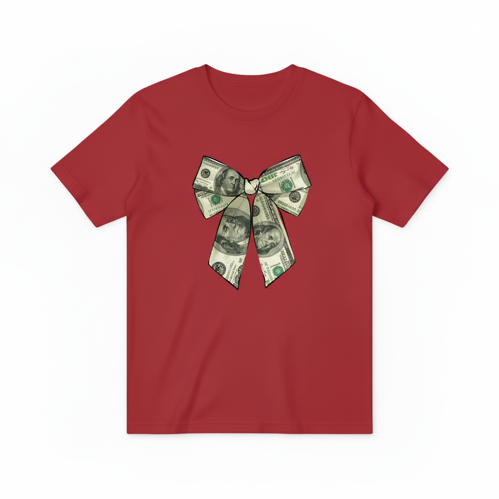 Money Bow Design - Red