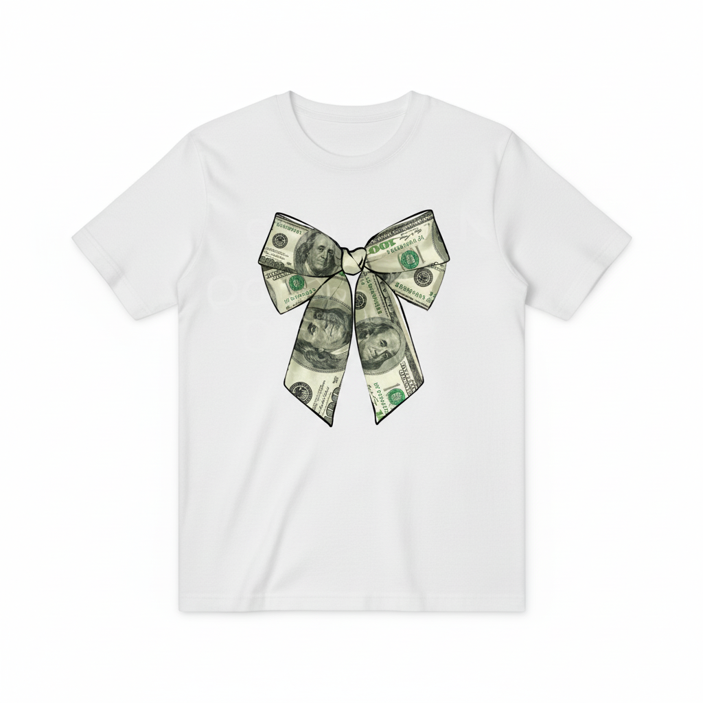 Money Bow Design - White