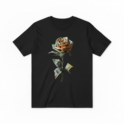 Money Rose Design - Black