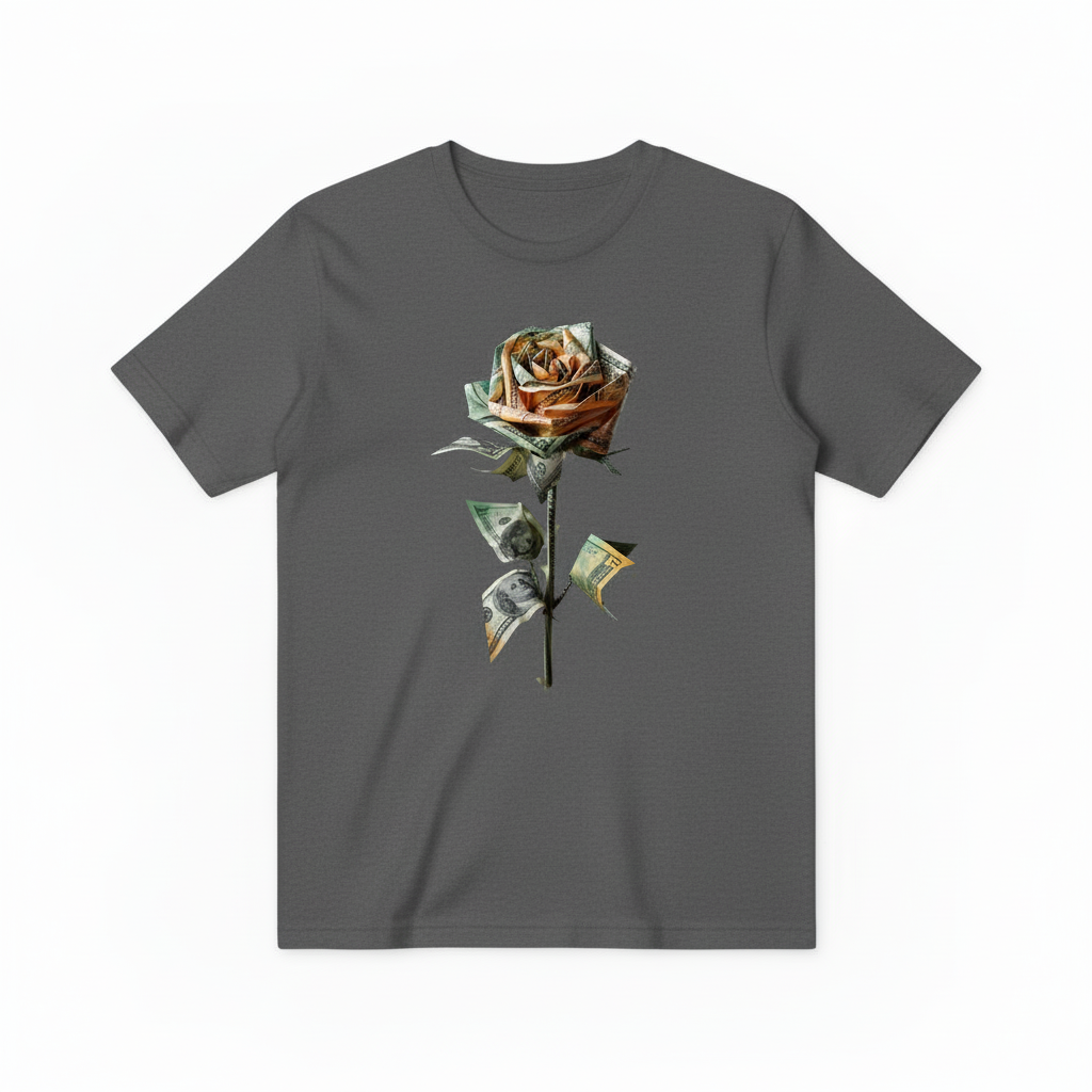 Money Rose Design - Dark Gray