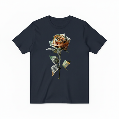 Money Rose Design - Navy Blue