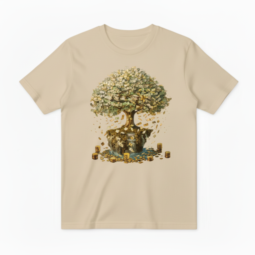 Money Tree Design - Beige