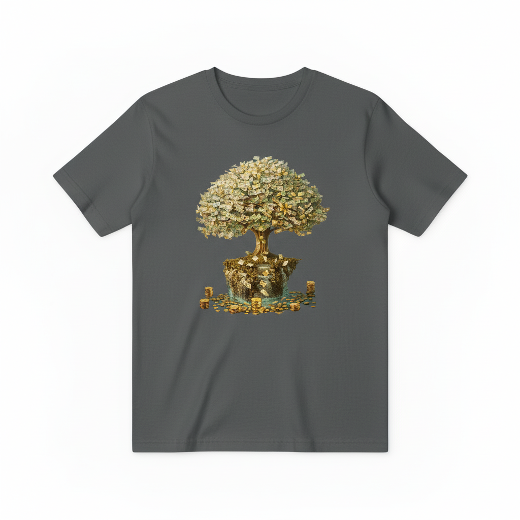 Money Tree Design - Dark Gray