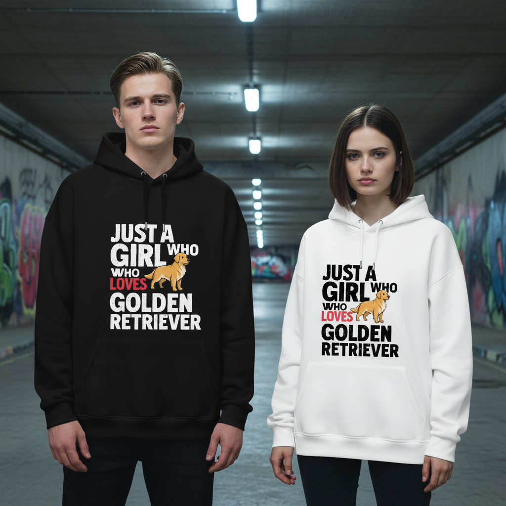 Who Loves Golden Retriever Hoodie H1091
