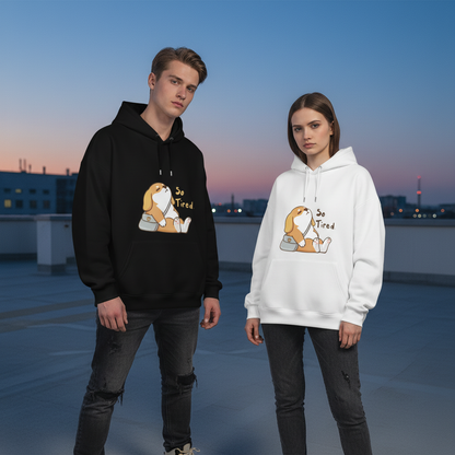 Funny So Tired Beagle Graphic Hoodie H1099