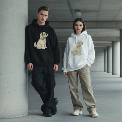 Fluffy Maltipoo Sitting Pose Hoodie H1070