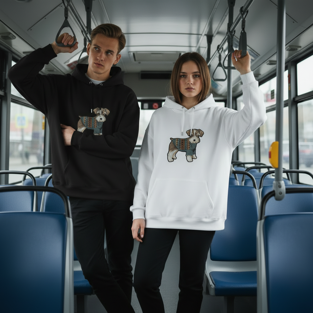 Cocker Spaniel Patchwork Hoodie H1030