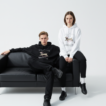 Minimalist Dog Madereak Terrier Hoodie H1027