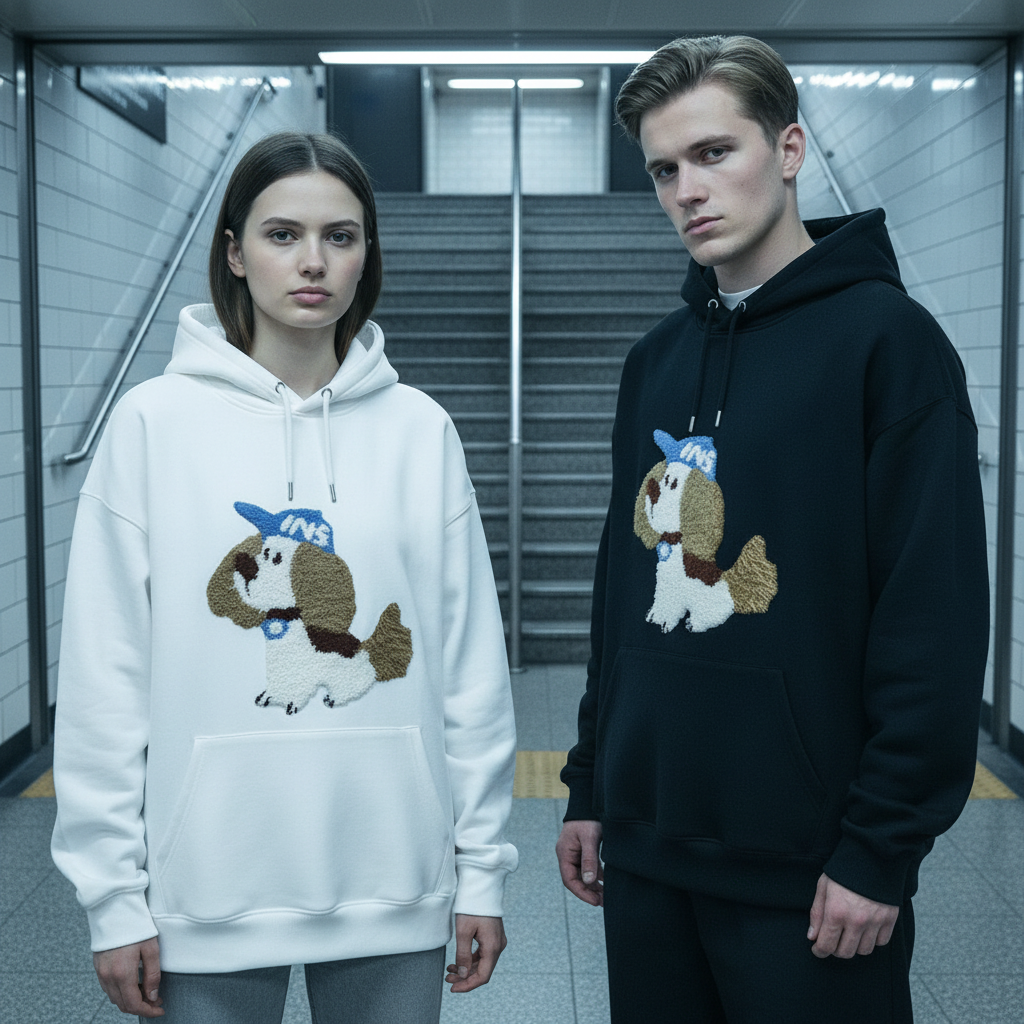 Baseball Puppy Hoodie H1047