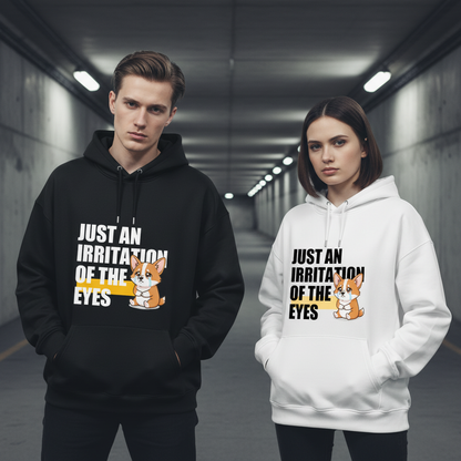 Irritation of the Eyes Funny Crying Corgi Hoodie H1103