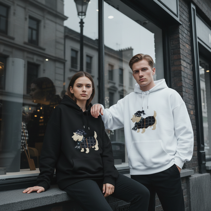 Pixel Yorkshire Terrier Hoodie H1035