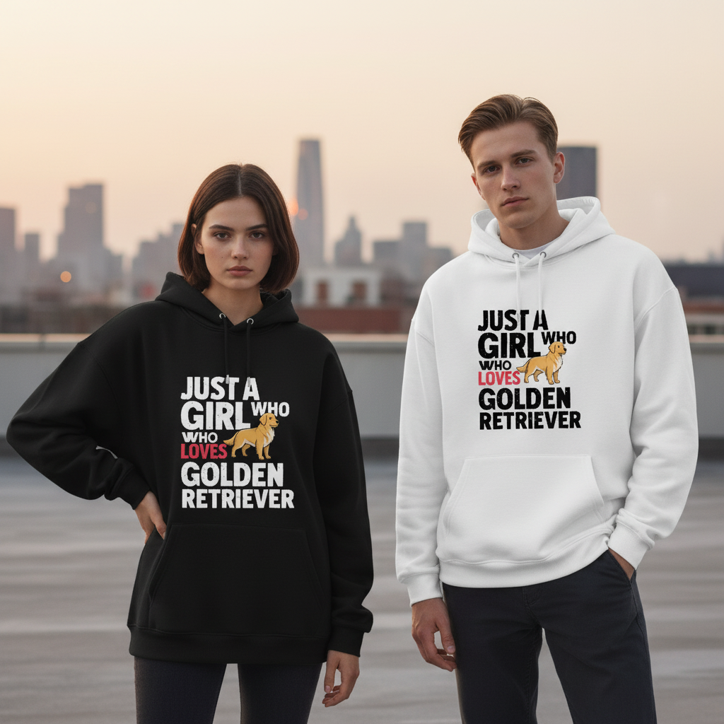 Who Loves Golden Retriever Hoodie H1091