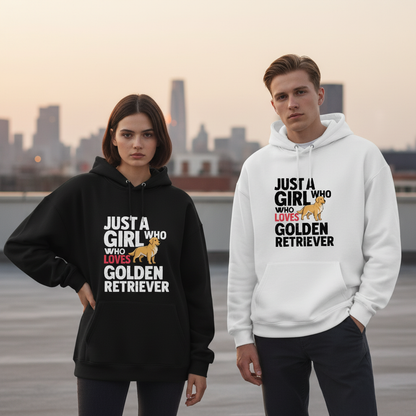 Who Loves Golden Retriever Hoodie H1091