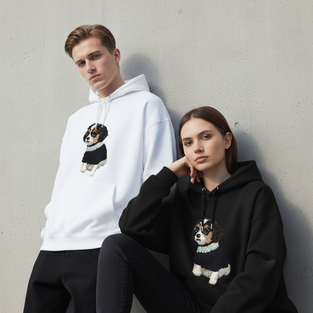 Cute Sweater Puppy Hoodie H1039