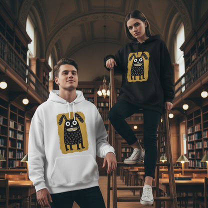 Creepy Cute Monster Bunny Funny Graphic Hoodie H1111