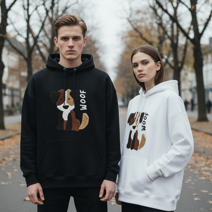 Border Collie Puppy Hoodie H1050