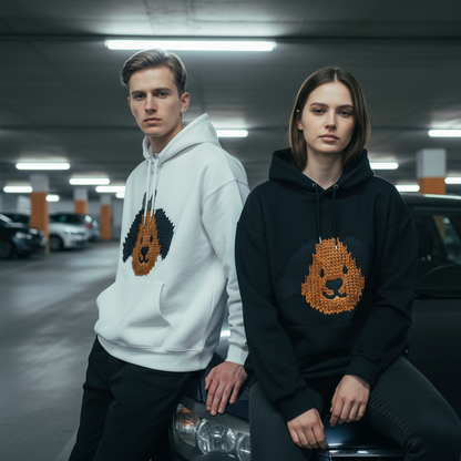 Pixel Art Dog Hoodie H1028