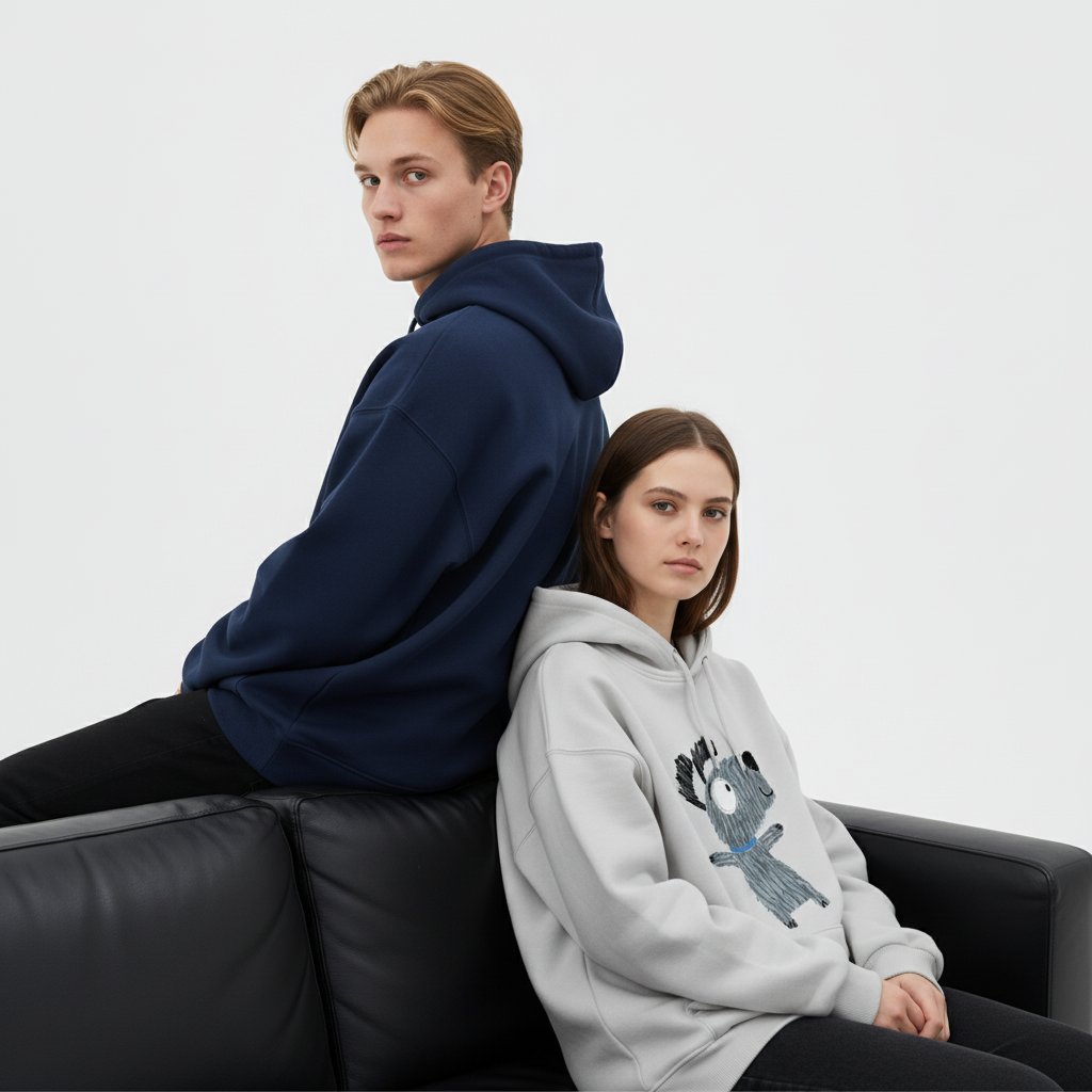 Funny Sketchy Dog Hoodie H1011