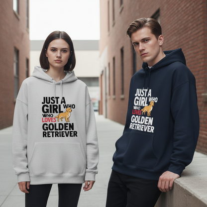Who Loves Golden Retriever Hoodie H1091