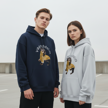 Vaanddelio Dachshund Stripe Sweater Hoodie H1074