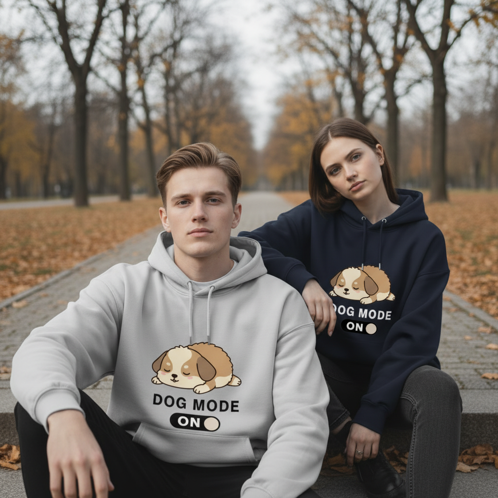 Dog Mode On Sleeping Puppy Funny Hoodie H1081