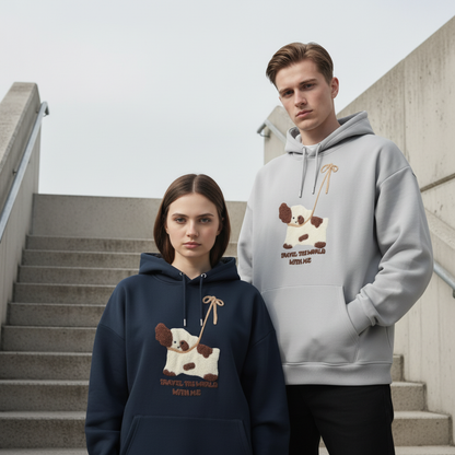 Travel The World Puppy Hoodie H1064