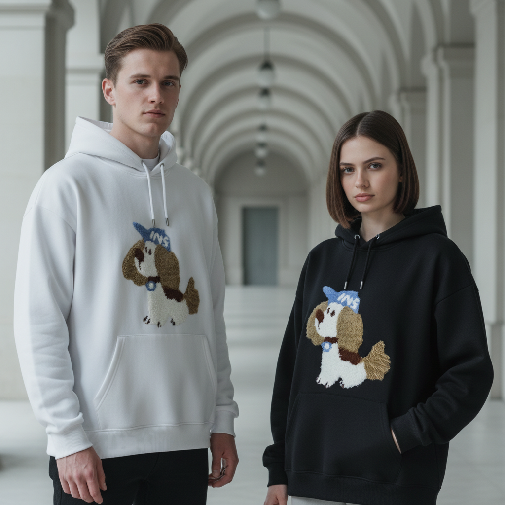 Baseball Puppy Hoodie H1047