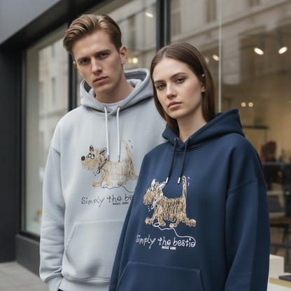 Simply Bestie Scottie Dog Hoodie H1015