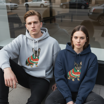 Christmas French Bulldog Hoodie H1025