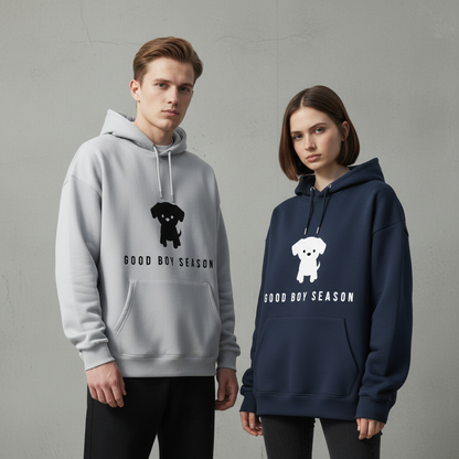 Good Boy Season Puppy Silhouette Hoodie H1080
