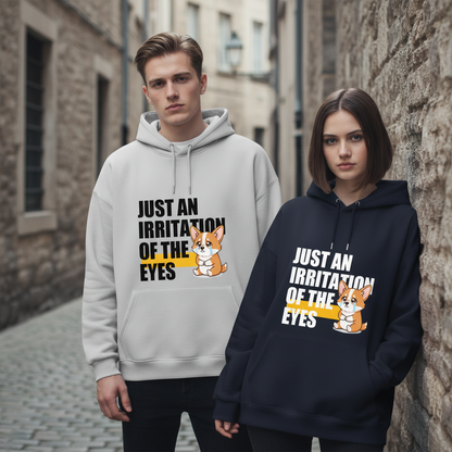 Irritation of the Eyes Funny Crying Corgi Hoodie H1103