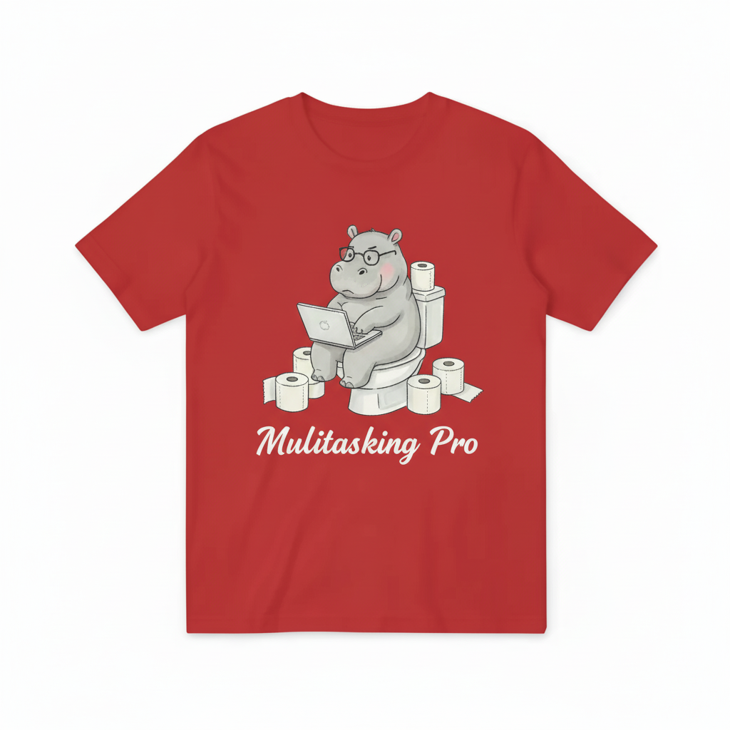 Multitasking Pro Red T-shirt