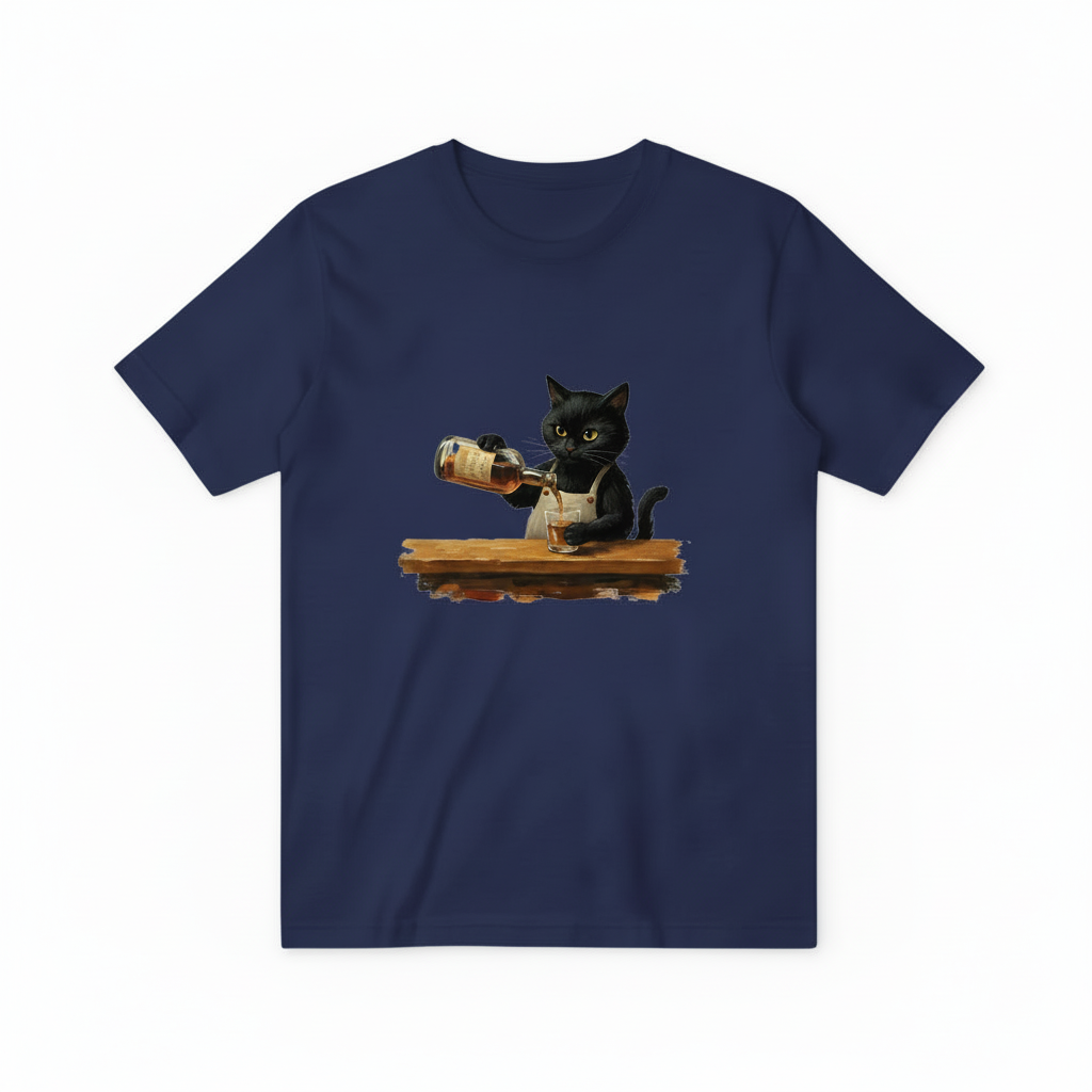 Navy Blue Cat Whiskey