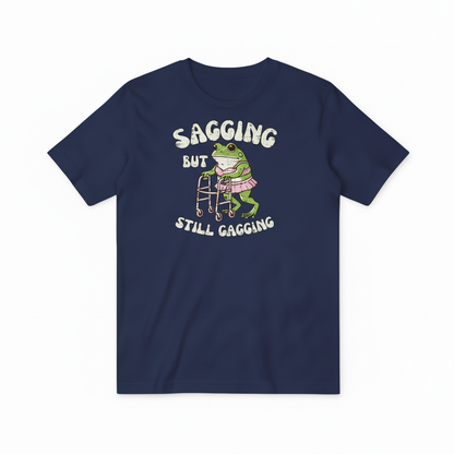 Navy Blue Sagging Frog