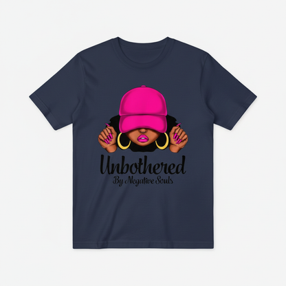 Navy Blue Unbothered Tee