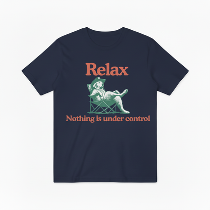 Navy Relax Tee Aligned